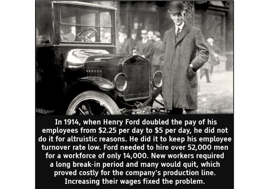 When Henry Ford doubled the pay of his employees Freedom & Prosperity TV